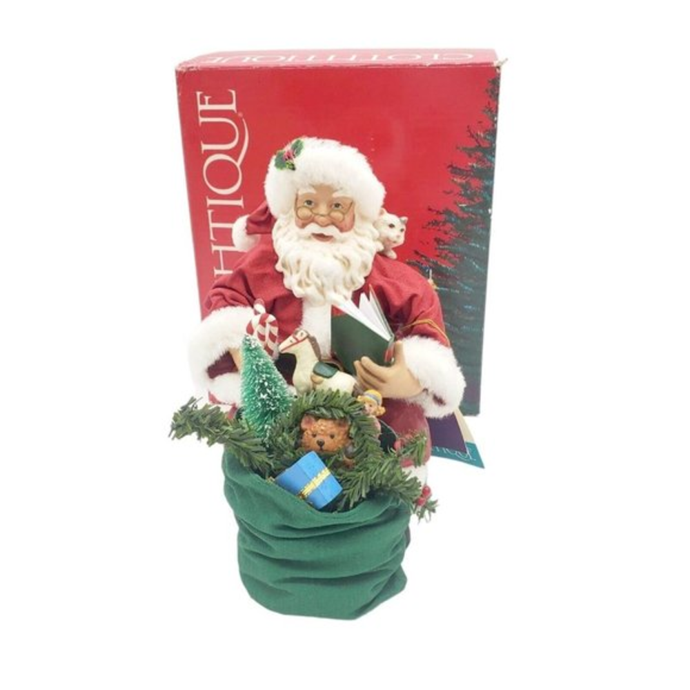 Clothiques Possible‎ Dreams A Purry Friend 713168 1998 Santa Kitten VTG Tags Box